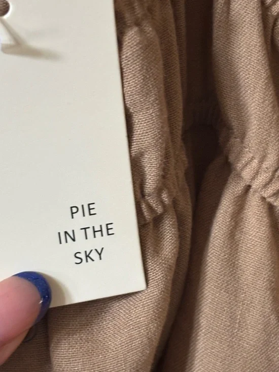 Backless Tie-Back Midi Dress in Tan - Picture 7 of 7